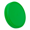 89mm Green Polypropylene Fine Ribbed Lid